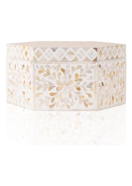 Altıgen Kutu Sedef 28X24X14 cm TLC0075