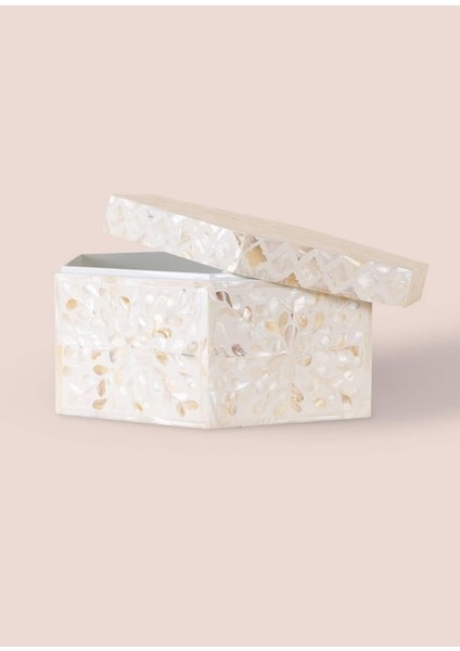 Altıgen Kutu Sedef 28X24X14 cm TLC0075 fiyatları