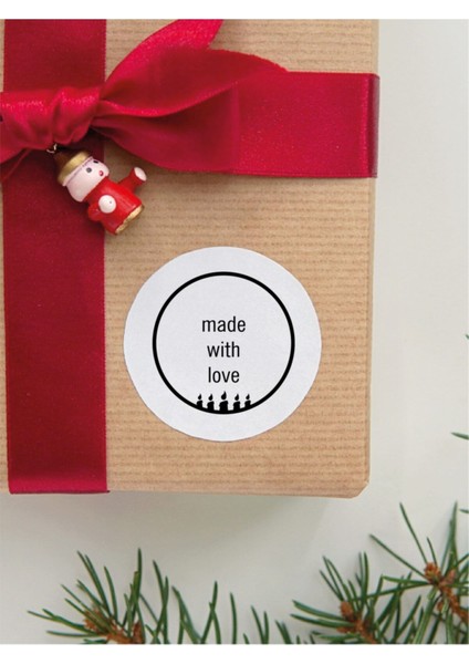 Hazır Kuşe Sticker Etiket 009 modelleri