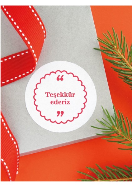 Hazır Kuşe Sticker Etiket 025