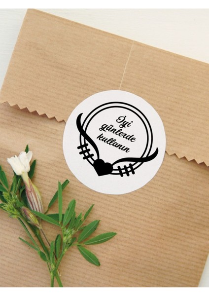 Hazır Kuşe Sticker Etiket 005