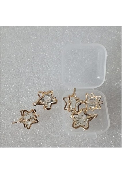 ( 5 x Adet ) 1 Set Star Dıamond Model Bileklik & Küpe & Kolye modelleri