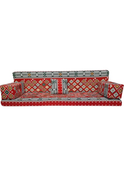 MTK415-421 Şark Köşesi Halı Desenli Dörtlü Minder Tk. 180LİK