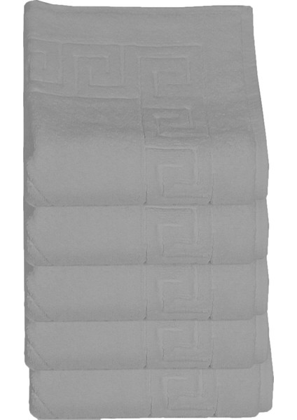 5 Li Otel Ayak Havlusu Bukle Ayak Izli 50X70 cm Renkli 16/2 Avs 250 gr