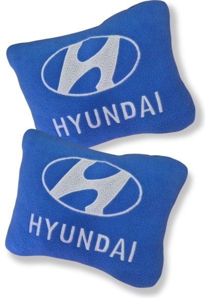 Hyundai Nakışlı Mavi Polar Ortopedik Seyahat Araç Boyun Yastığı / Oto Ayna Askısı & Tampon Çeki Ipi fırsatları