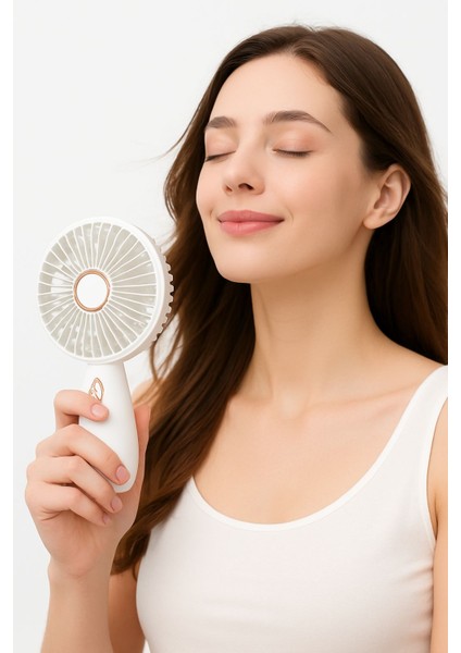 Mini Fan ZB103 Taşınabilir | Şarjlı | El Fanı | 3 Kademeli