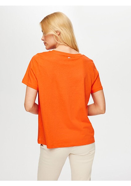 Resort Delik Işi Nakışlı Yuvarlak Yaka T-Shirt S25TSH111 modelleri