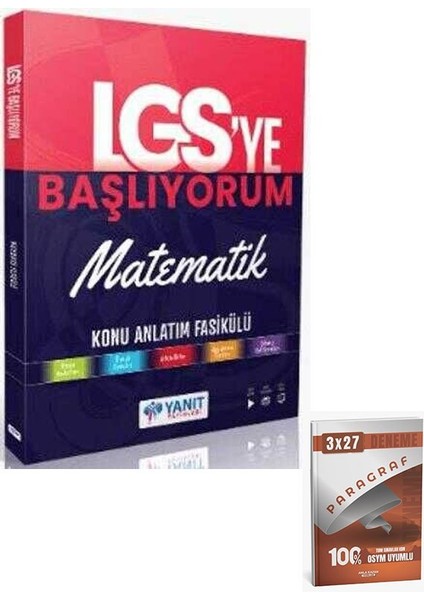 Yanıt 2026 Lgs` Ye Başlıyorum Matematik Anlatım Fasikülü+Anla Kazan Paragraf