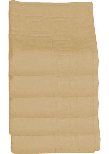 5 Li Otel Ayak Havlusu Bukle Ayak Izli 50X70 cm Renkli 16/2 Avs 250 gr