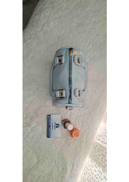 Açık Mavi Askılı El ve Omuz Çantası fiyatları