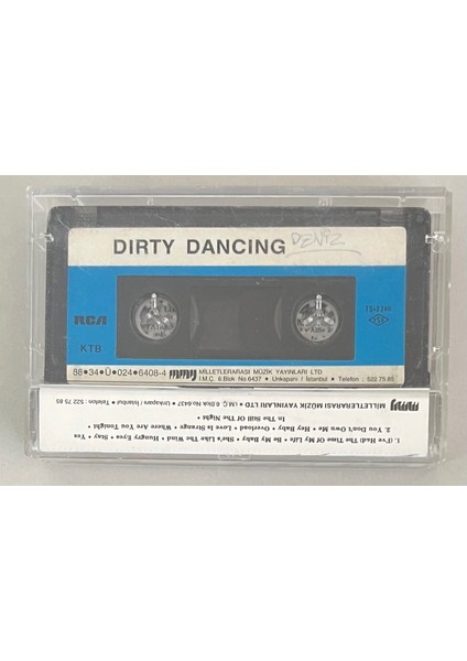 Dirty Dancing Kaset (Orjnal Dönem Kağıt Baskı Kaset)
