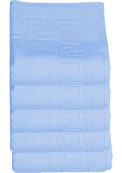 5 Li Otel Ayak Havlusu Bukle Ayak Izli 50X70 cm Renkli 16/2 Avs 250 gr