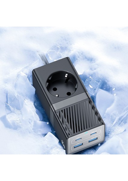 Akım Korumalı USB Type-C Priz Uzatma Kablosu Çok Amaçlı Şarj Cihazı Çoklu Priz 1.5m 2500W 65W Output indirimleri