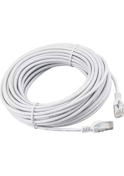 (50 Metre) Cat6 Internet Kablosu Ethernet Utp Patch High Speed Açık Gri fiyatları
