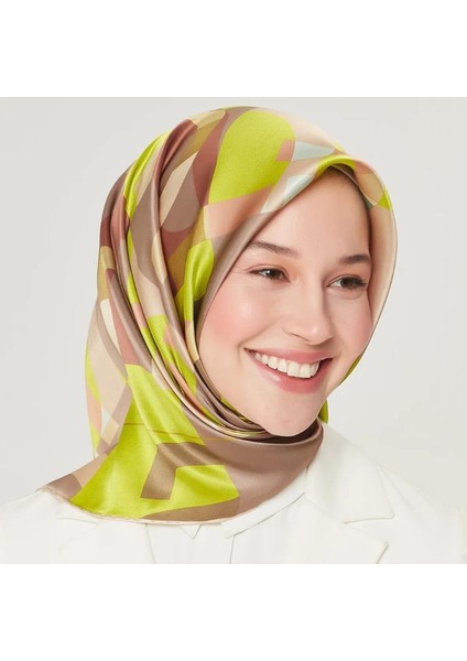 E21YA8526D0325 Dj Saf Ipek Eşarp 8526D (T) (Nostalji Twill)