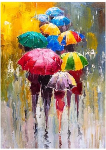 1000 Parça Puzzle - Umbrellas (Şemsiyeler)