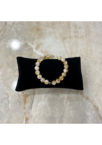 Sitrin Taşı Bileklik (Bolluk Bereket ve Para Taşı)