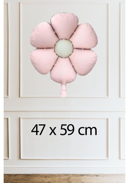 Retro Pembe Papatya Folyo Balon modelleri