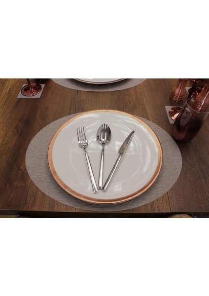 Oval Ps Lazer Kesim Amerikan Servis 2 Adet 35X45 cm