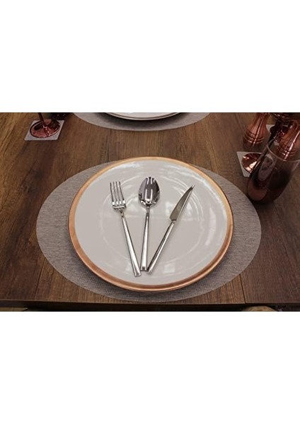 Oval Ps Lazer Kesim Amerikan Servis 2 Adet 35X45 cm