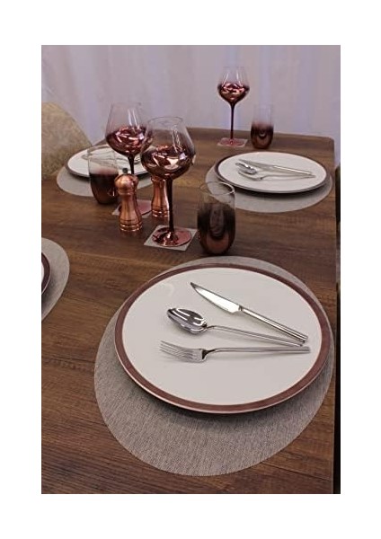 Oval Ps Lazer Kesim Amerikan Servis 2 Adet 35X45 cm