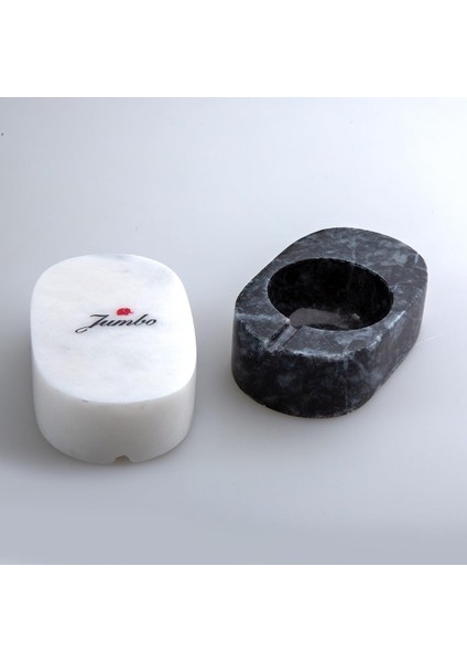 Ascella Mermer Kapaklı 2'li Baharatlık 9X6X3 cm