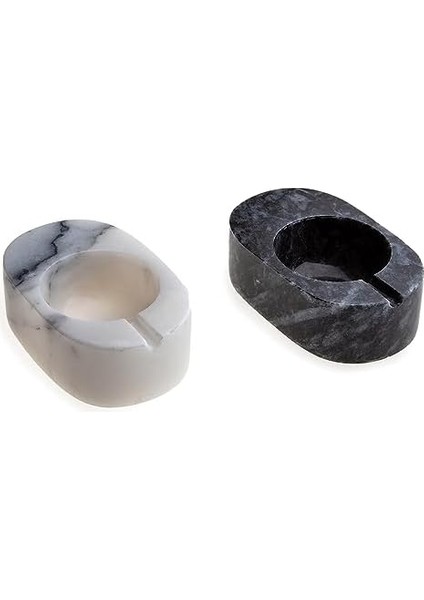 Ascella Mermer Kapaklı 2'li Baharatlık 9X6X3 cm