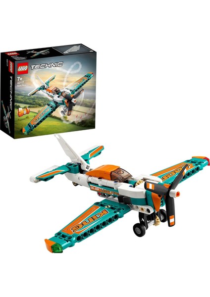 Technic Yarış Uçağı 42117 - 7 Yaş ve Üzeri Yüksek Performanslı Oyuncak Arabaları Seven Çocuklar Için Koleksiyonluk Yaratıcı Oyuncak Model Yapım Seti (154 Parça)