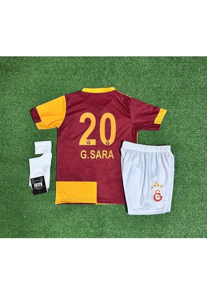 Gâlatâsarây 2025/26 Sezon 5 Yıldız Lı Parçalı G.sara Çocuk Forması 4 Lü Set -SM11