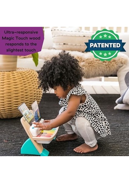 Einstein ve Hape Magic Touch Piyano Ahşap Müzikli Yürümeye Başlayan Oyuncağı, 6 Ay ve Üzeri