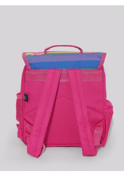 12821 Çok Renkli Kız Çocuk Kapaklı Anaokulu Çantası fırsatları