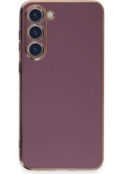 Samsung Galaxy S23 Kılıf Volet Silikon - Mor
