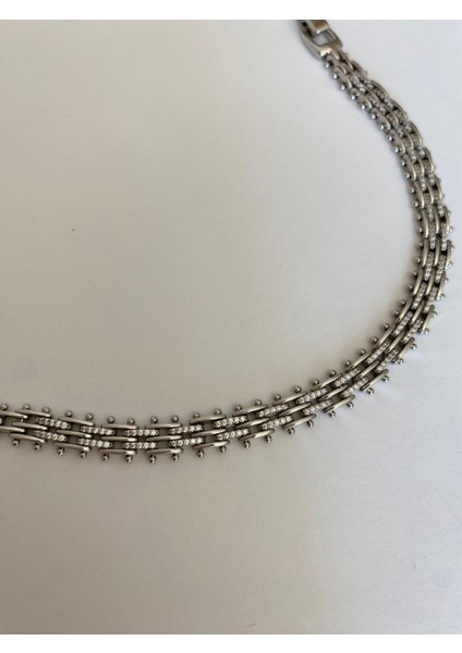 Xuping Zirkon Taşlı Silver Zincir Bileklik fiyatları