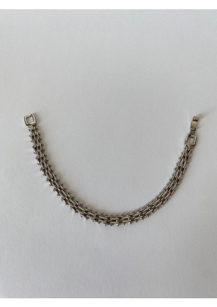 Xuping Zirkon Taşlı Silver Zincir Bileklik