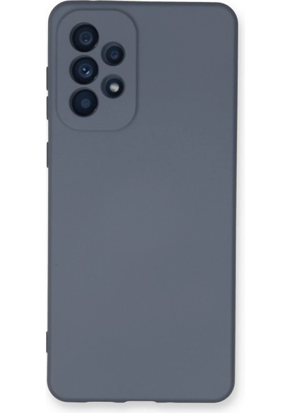 Samsung Galaxy A33 5g Kılıf Nano Içi Kadife Silikon - Gri