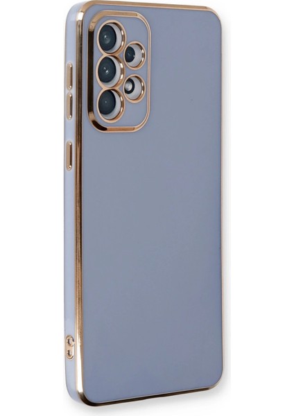 Samsung Galaxy A33 5g Kılıf Volet Silikon - Mavi