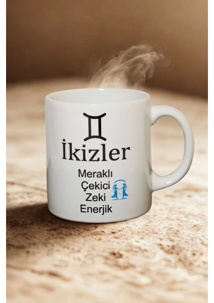 Ikizler Burcu Temalı Burç Bardağı Kupa