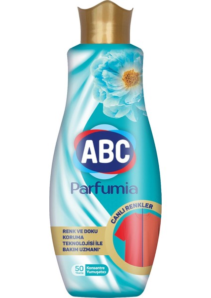 Parfumia Konsantre Yumuşatıcı 1200 ml Canlı Renkler ve Kolay Ütü 4 Lü Karma