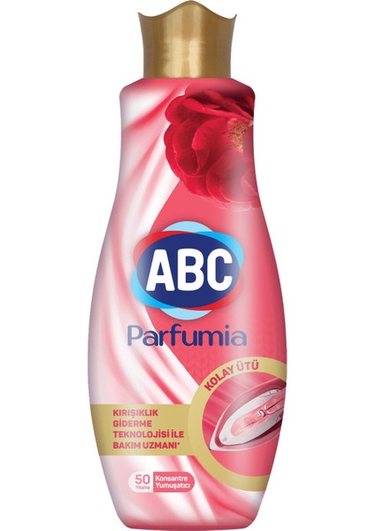Parfumia Konsantre Yumuşatıcı 1200 ml Canlı Renkler ve Kolay Ütü 4 Lü Karma