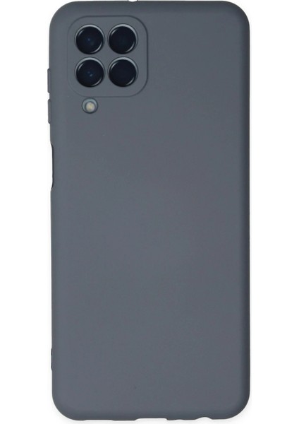 Samsung Galaxy M33 Kılıf Nano Içi Kadife Silikon - Gri