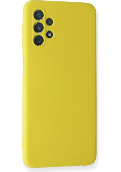 Samsung Galaxy A52 Kılıf Nano Içi Kadife Silikon - Sarı fiyatları