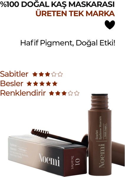 %100 Doğal Kaş Maskarası - Besleyici Özellikli - Eyebrow Mascara fiyatları