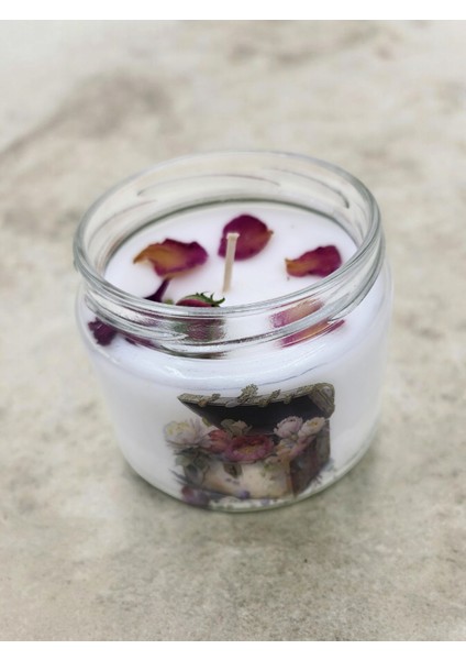 Gül Kokulu Doğal Soya Wax Mum fiyatları