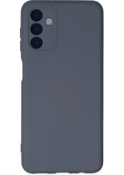 Samsung Galaxy A04S Kılıf Nano Içi Kadife Silikon - Gri