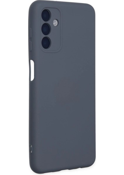 Samsung Galaxy A04S Kılıf Nano Içi Kadife Silikon - Gri