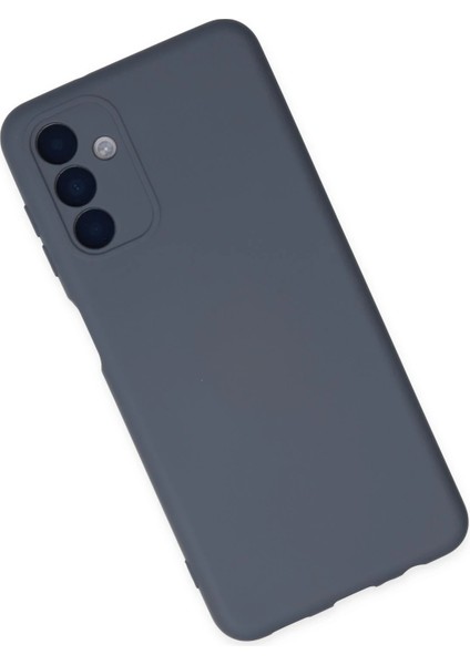 Samsung Galaxy A04S Kılıf Nano Içi Kadife Silikon - Gri