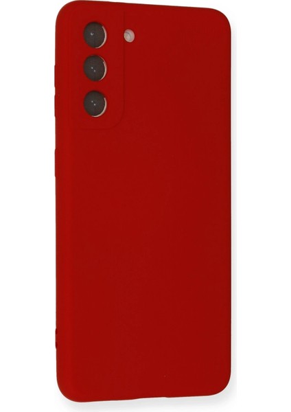 Samsung Galaxy S21 Fe Kılıf Nano Içi Kadife Silikon - Kırmızı fiyatları