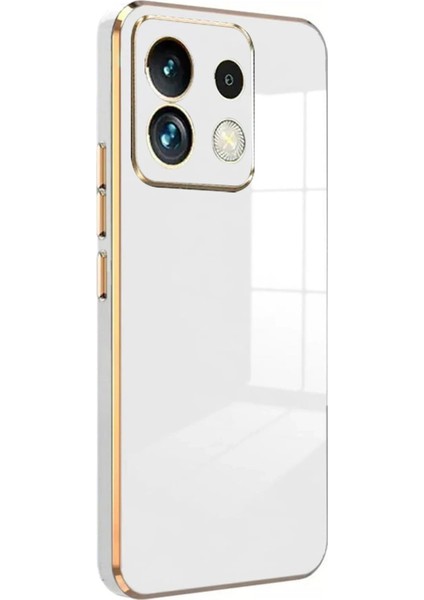Xiaomi Poco M6 Pro 4g Kılıf Volet Silikon - Beyaz – Darbe Koruma