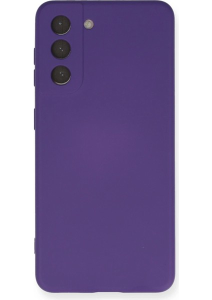 Samsung Galaxy S21 Fe Kılıf Nano Içi Kadife Silikon - Mor