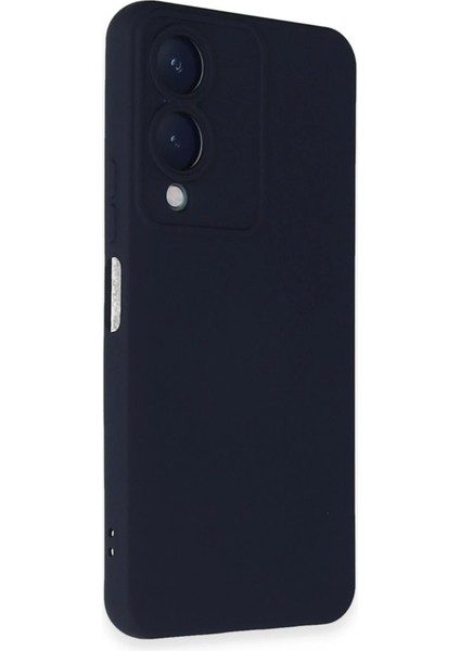 Vivo Y17S Kılıf Nano Içi Kadife Silikon - Lacivert – Darbe Koruma fiyatları